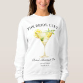 Sweatshirt Le Bride Social Club Lemon Cocktail Bride (Devant)