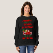 Sweatshirt Le Brunch Le Plus Jolis Des Ressources Humaines De (Devant entier)