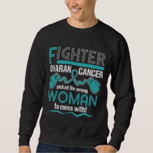 Sweatshirt Le CANCER OVARIEN de combattant a sélectionné la