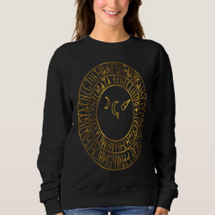 Sweatshirt Le Cercle Magique de Cléopâtre Symboles Égyptiens