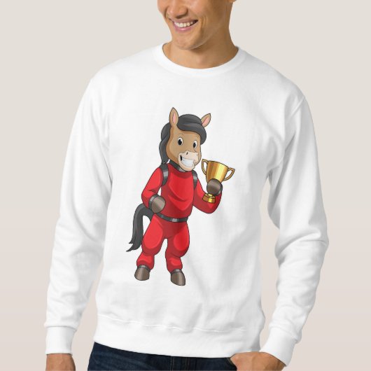 Sweatshirt Le champion de Horse (Devant)