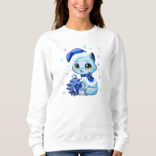 Sweatshirt Le chandail des belles de Noël femmes tirées par