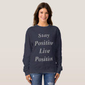 Sweatshirt Le chandail des femmes positives vivantes de (Devant entier)