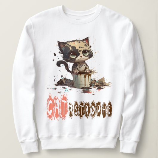 sweatshirt "Le Chaos de Kitten le plus catastrophi (Design devant)