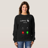 Sweatshirt Le Chat Boy Appelle (Devant entier)