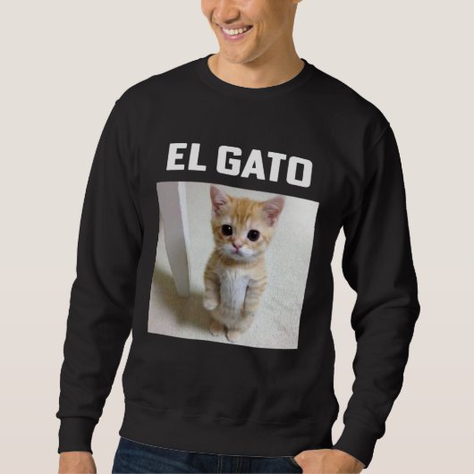 Sweatshirt Le Chat Mème Chat (Devant)