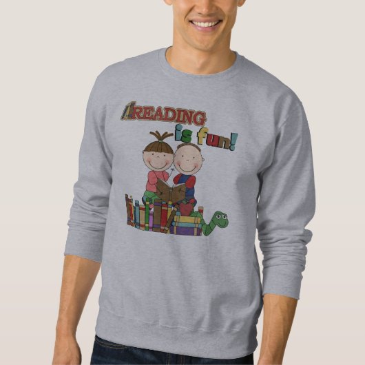 Sweatshirt Le chiffre lecture de bâton d'enfants est (Devant)