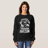 Sweatshirt Le Chimp Parce Que Les Singes Font Des Orangut Éto (Devant entier)