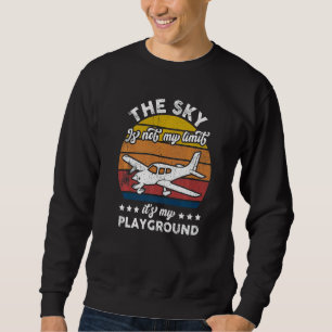 Sweatshirt Le Ciel Est Mon Aéronef Pilote Aéronef Aérien Aéro