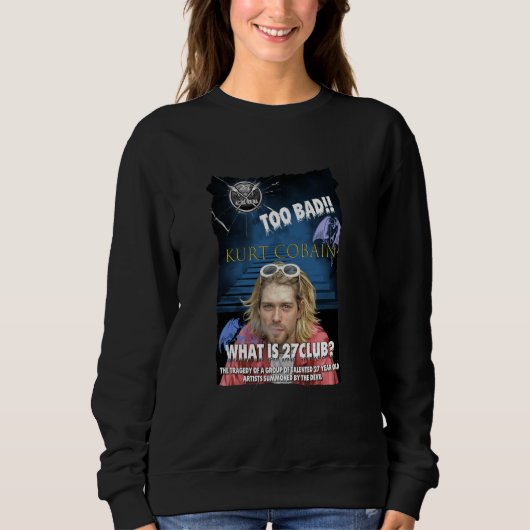 Sweatshirt Le Club des 27_Nirvana_002 (Devant)