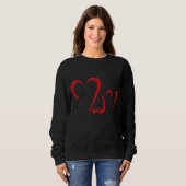 Sweatshirt Le coeur de maman (Devant entier)