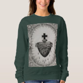 Sweatshirt Le Coeur le plus sacré de Jésus-Christ (Devant)