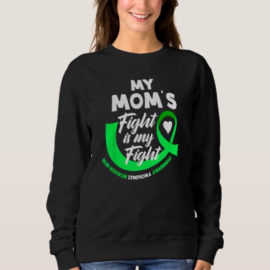 Sweatshirt Le combat de ma mère est mon combat contre le lymp (Devant)