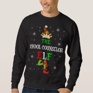 Sweatshirt Le conseiller scolaire Elf Christmas Elf Correspon