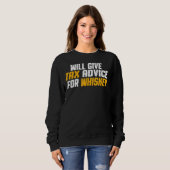 Sweatshirt Le Consultant En Fiscalité De L'Apc Donnera Des Co (Devant entier)