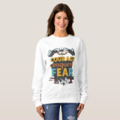 Sweatshirt Le courage conquiert la peur (Devant entier)