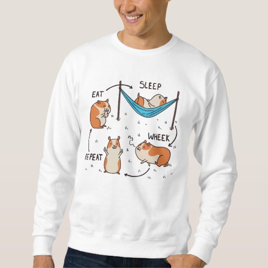 Sweatshirt Le cycle de vie d'un cobaye (Devant)