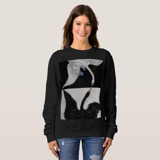 Sweatshirt Le cygne, no 1 de Hilma af Klint (Devant entier)