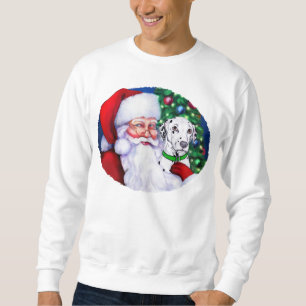 Sweatshirt Le Dalmate de Père Noël à Noël