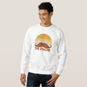 Sweatshirt Le Design Rétro Stache (Devant entier)