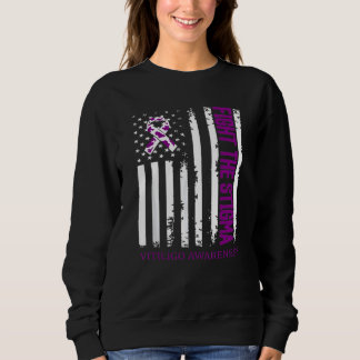 Sweatshirt Le Drapeau Américain Lutte Contre La Stigma Vitili