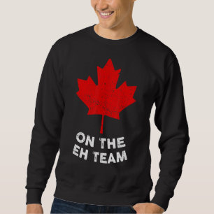 Sweatshirt Le drapeau canadien de la Feuille d'érable de l'Éq
