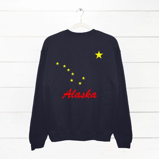 Sweatshirt Le drapeau de l'Alaska