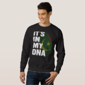 Sweatshirt Le drapeau mauritanien est dans mon ADN (Devant entier)