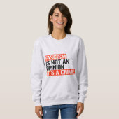 Sweatshirt Le fascisme n'est pas une opinion (Devant entier)