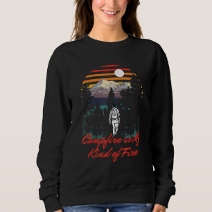 Sweatshirt Le Feu De Campement Est Mon Genre De Feu Camper Ra