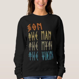 Sweatshirt Le Fils L'Homme Le Mythe Le Viking