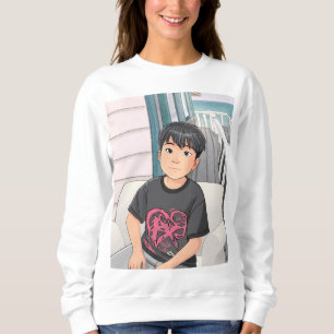 Sweatshirt Le garçon est tellement mignon.