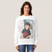 Sweatshirt Le garçon est tellement mignon. (Devant entier)