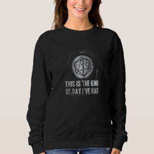 Sweatshirt Le Genre De Jour Drôle Vintage Dm Rpg