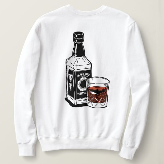 Sweatshirt Le grand Jack blanc Daniels (Design dos)