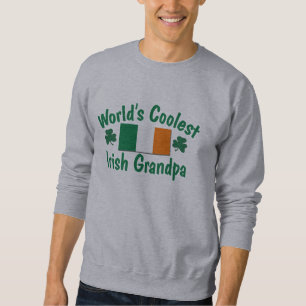 Sweatshirt Le grand-papa irlandais le plus frais du monde
