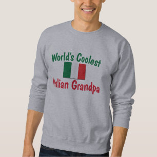 Sweatshirt Le grand-papa italien le plus frais