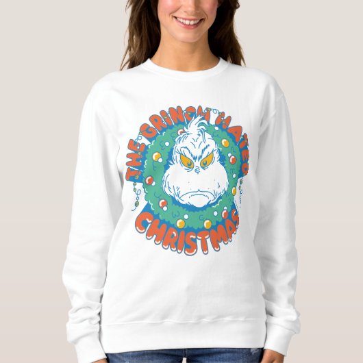 Sweatshirt Le Grinch détestait Noël (Devant)