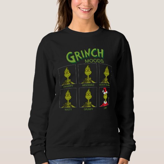 Sweatshirt Le Grinch | Tableau d'humeurs Édition Noël (Devant)