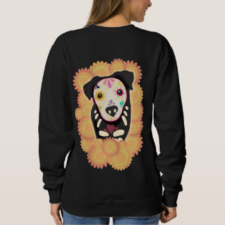 Sweatshirt Le Guide – Chien d'art de Día de los Muertos