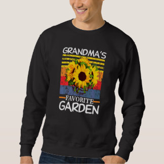 Sweatshirt Le jardin préféré de grand-mère, maman et nana pou