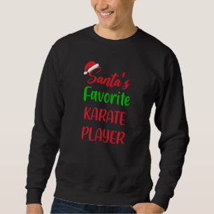 Sweatshirt Le joueur de karaté préféré du Père Noël Noël de