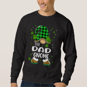 Sweatshirt Le Jour de la Saint Patrick Shamrock de papa Gnome
