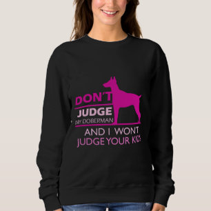 Sweatshirt Le juge Doberman Doberman Pinscher