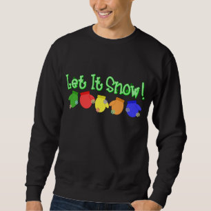 Sweatshirt Le KRW l'a laissé neiger des mitaines - vert