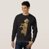 Sweatshirt Le Labradoodle Mâle (Devant entier)