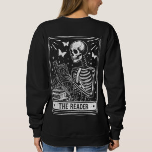 Sweatshirt Le lecteur Skeleton Lecture Bolover Halloween