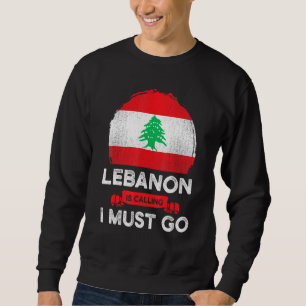 Sweatshirt Le Liban Dit Que Je Dois Aller À La Roo Du Patrimo