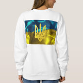 Sweatshirt Le mariage à un Ukrainien établit le caractère (Dos)