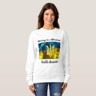 Sweatshirt Le mariage à un Ukrainien établit le caractère